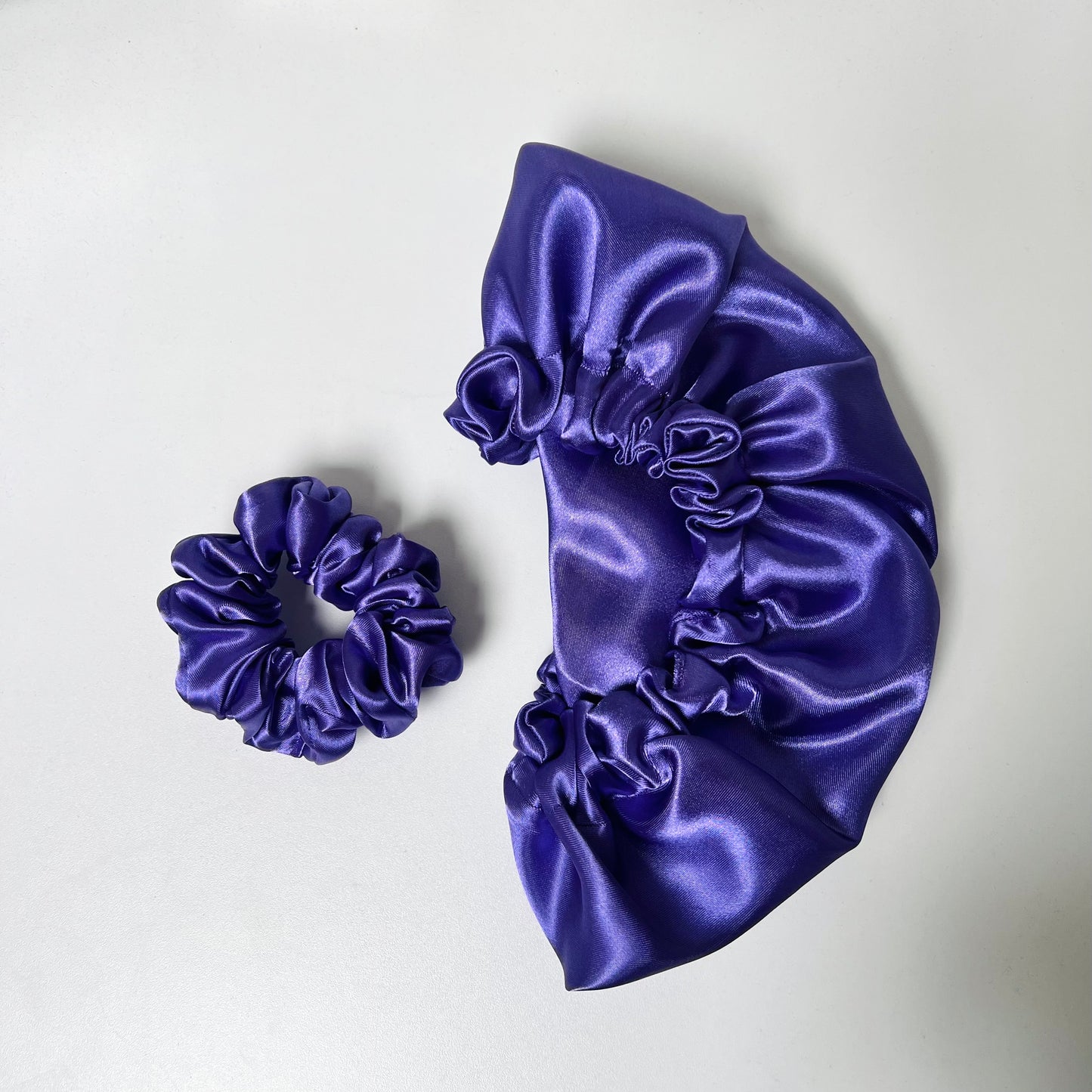 Satin Bonnet and Scrunchie Set