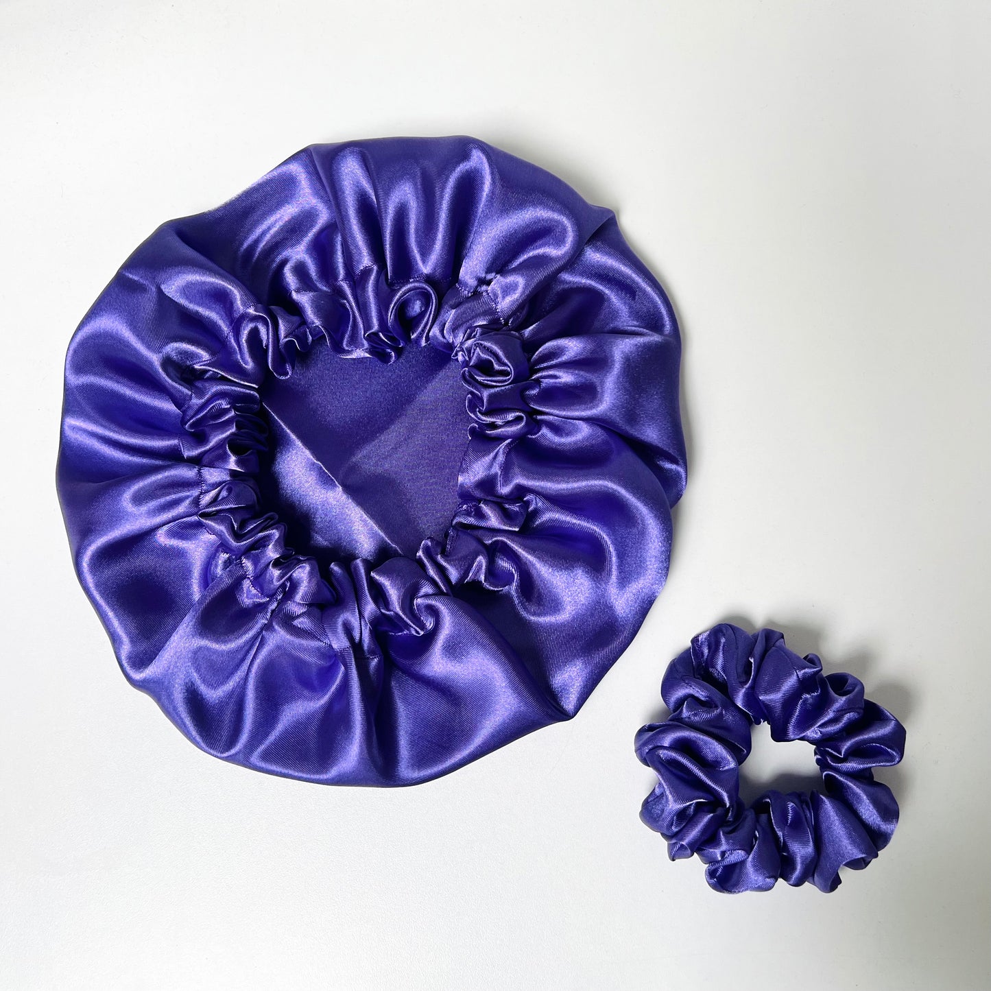Satin Bonnet and Scrunchie Set
