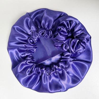 Satin Bonnet and Scrunchie Set